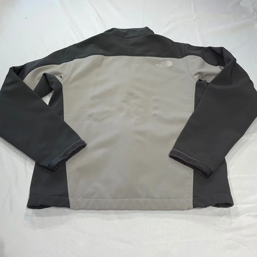 The North Face Apex Bionic Softshell Jacket Mens Small Grey Charcoal AMVY T183